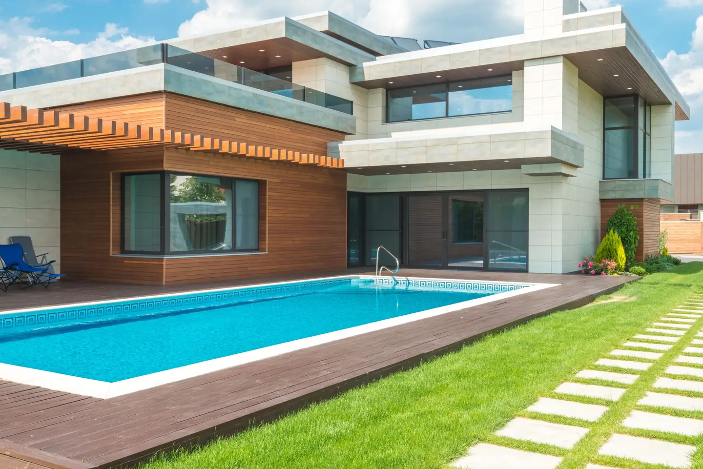 Swimming pool built in Bolwarra, NSW